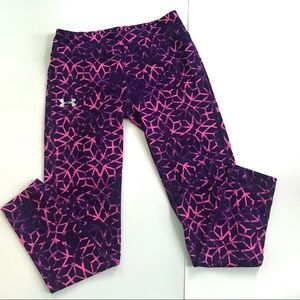 Under Armour hot pink purple athletic leggings xs